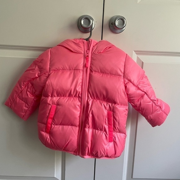 J. Crew Other - NWT - Girl’s Crew Cuts Pink Puffer Jacket w/Hood - Size:2